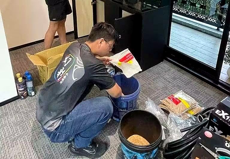 現場處理底砂